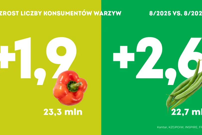 Konsumpcja warzyw w sierpniu 2025
