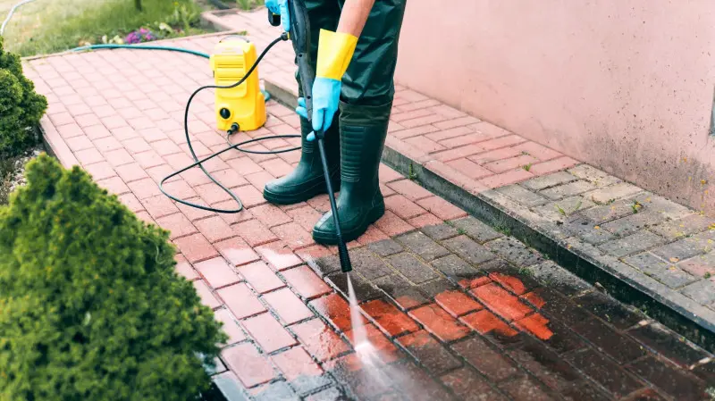 Myjka - urządzenie mechaniczne do jesiennych porządków wokół domu i w ogrodzie