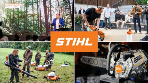 STIHL wkracza w nowe stulecie z nową strategią, jubileuszową pilarką MS 500i i innowacyjnymi produktami