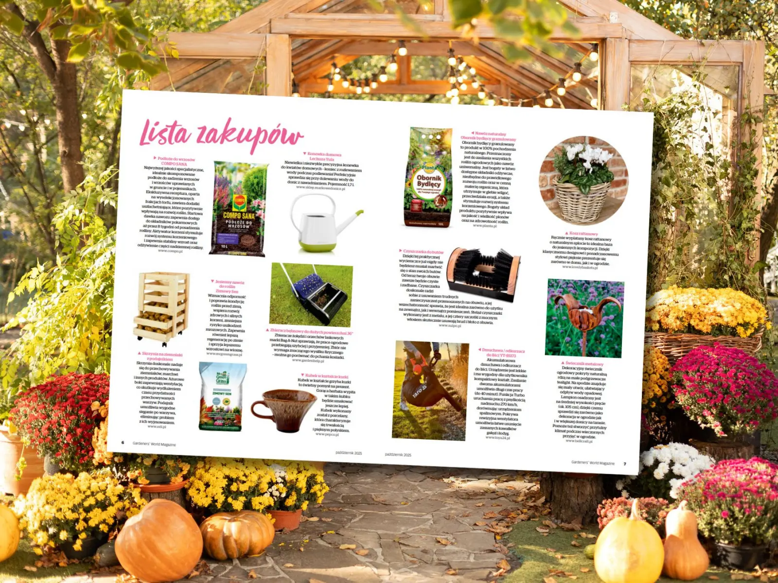 Co warto kupić do ogrodu w październiku? Te rzeczy przydadzą się bardziej, niż myślisz