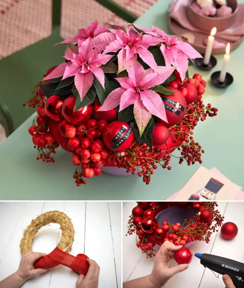 DIY misa wieniec na gwiazdę betlejemską