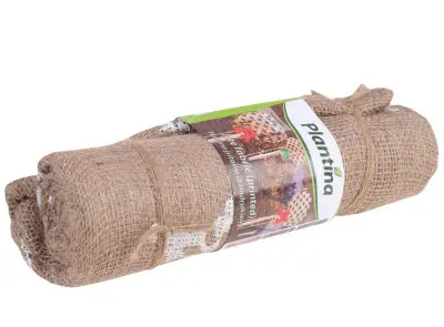 Kaptur ochronny jutowy w gwiazdki Plantina