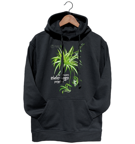 Bluza z kapturem „Nie mam zielonego pojęcia”