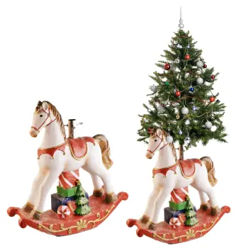 Stojak na choinkę Koń na biegunach