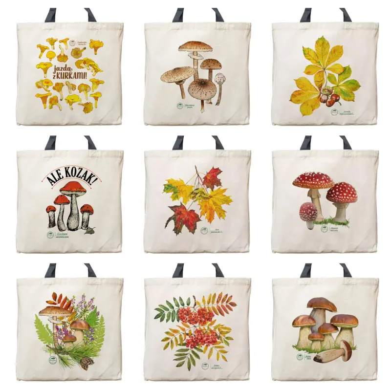 Jesienne torby bawełniane od Botaniki