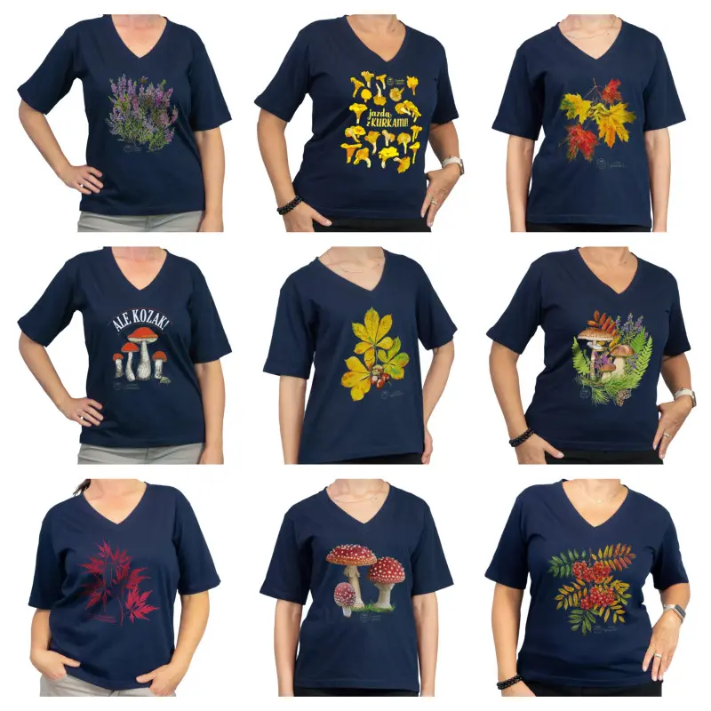 Jesienne koszulki bawełniane od Botaniki