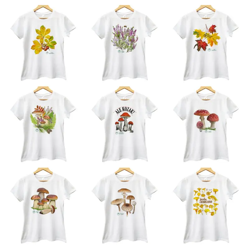 Jesienne t-shirty bawełniane od Botaniki