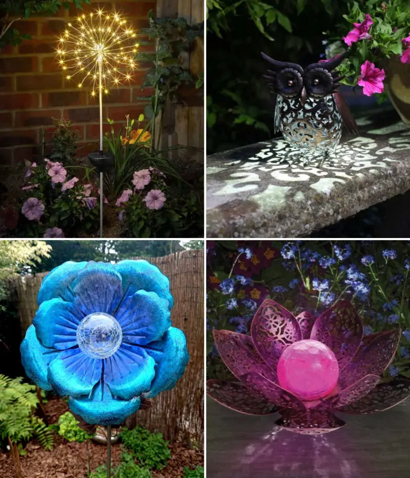 Ozdoby solarne do zaczarowanego ogrodu