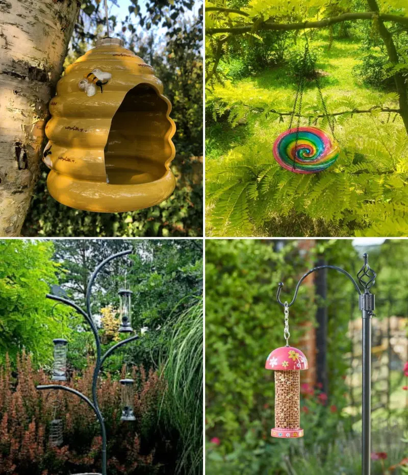 Karmniki dla ptaków do zaczarowanego ogrodu