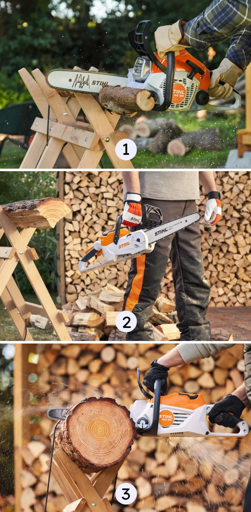 Pilarki Stihl do pracy z drewnem