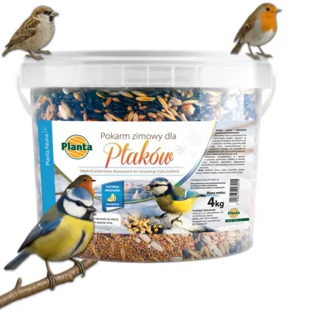 Pokarm zimowy dla ptaków | Wiaderko