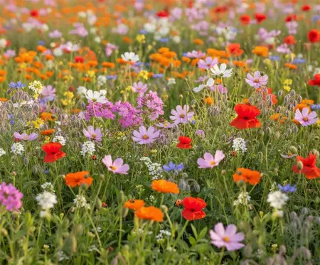 Mieszanka roślin wabiących biedronki
