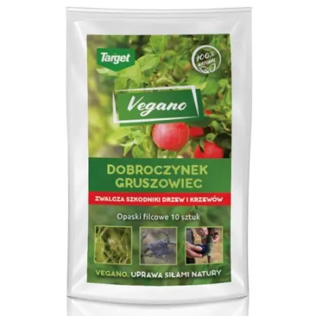 Dobroczynek gruszowy - opaski filcowe Vegano 10 szt