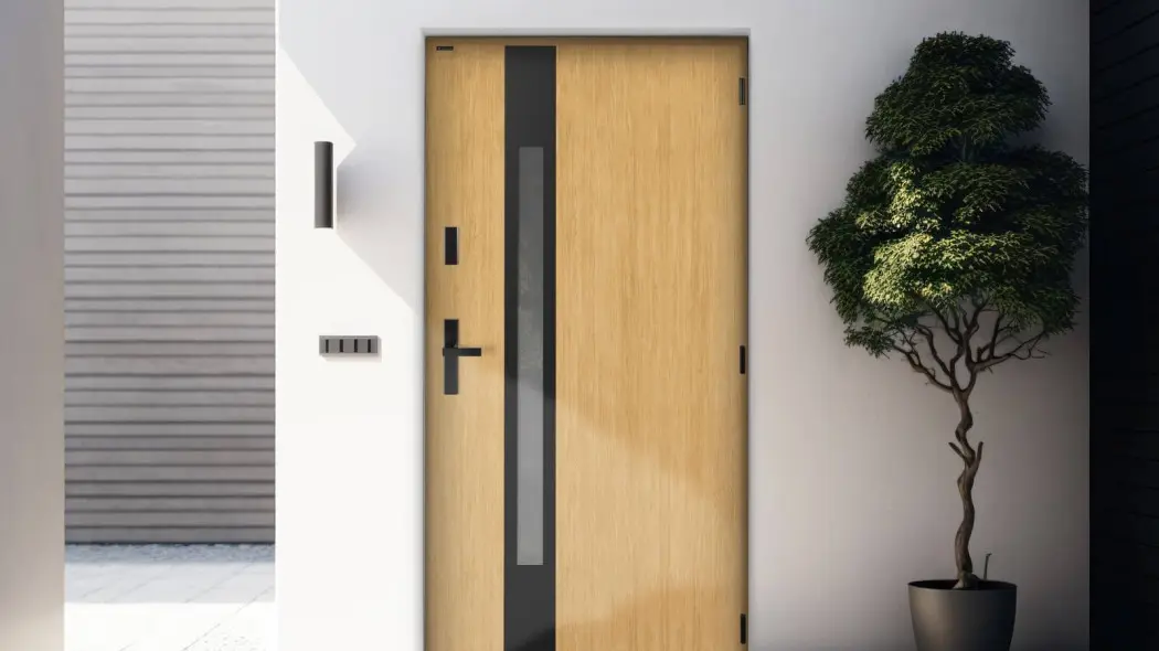 Drzwi zewnętrzne – połączenie designu,
bezpieczeństwa i technologii