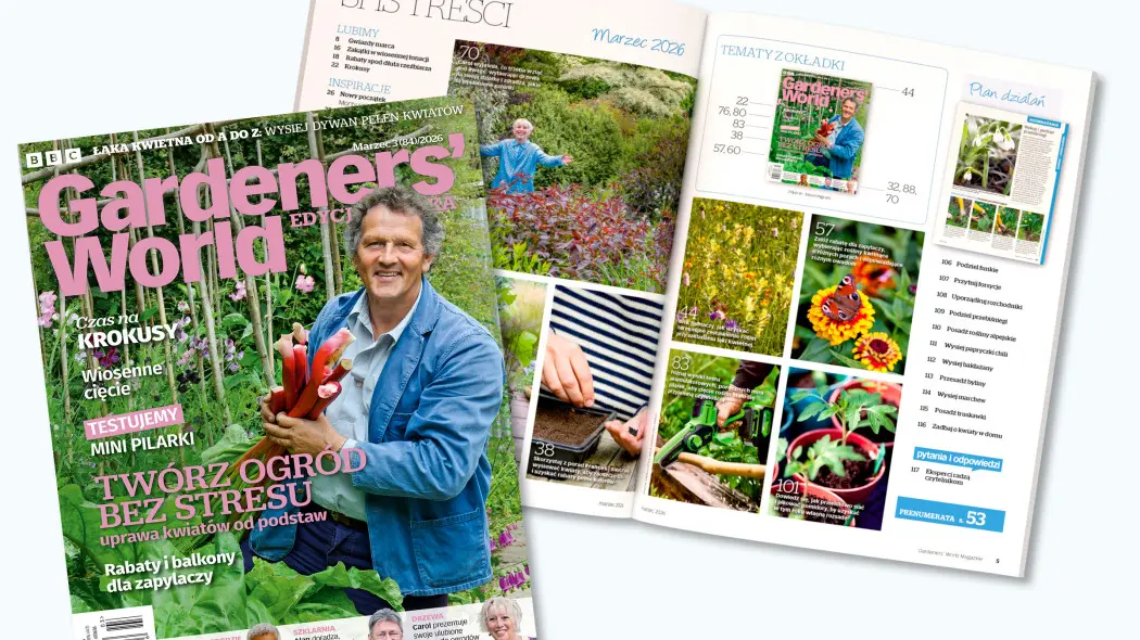 Sezon ogrodniczy czas zacząć. Marcowy numer Gardeners’ World Polska pełen inspiracji