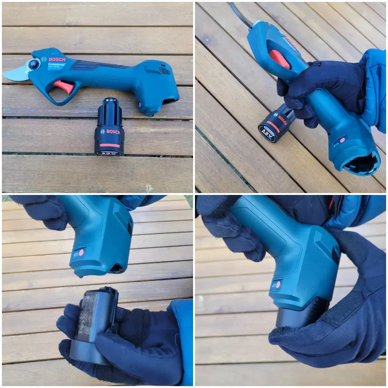 Test sekatora akumulatorowego Bosch GGP Pro Pruner w ogrodzie