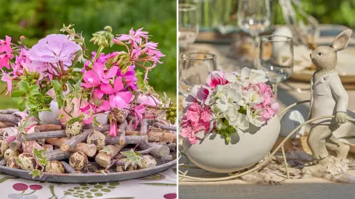 Wielkanoc w kwiatach – pomysły na dekoracje kwiatowe z pelargoniami