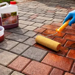 Odnowienie kostki brukowej bez wymiany – jak działa impregnat koloryzujący?