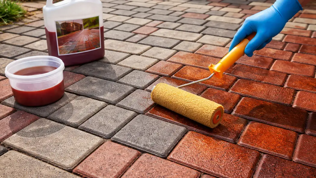 Impregnat koloryzujący do kostki brukowej – wzmacnia kolor i chroni powierzchnię