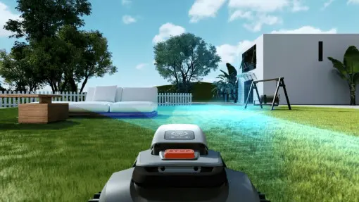 Robot, który widzi Twój ogród. Sam kosi trawnik i nie potrzebuje kabli, RTK, ani sygnału GPS