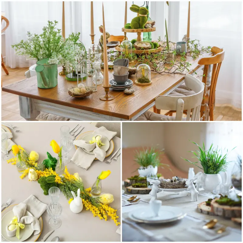 Dekoracje wielkanocne na stół
