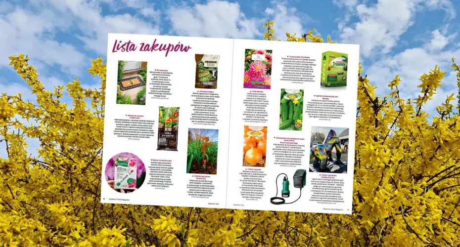 Co warto mieć pod ręką w kwietniu? Lista zakupów dla ogrodnika