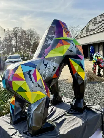 Figury ogrodowe Gorillas Pop Art