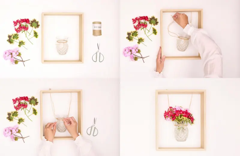 Projekt DIY: oryginalna aranżacja z pelargonii ciętych