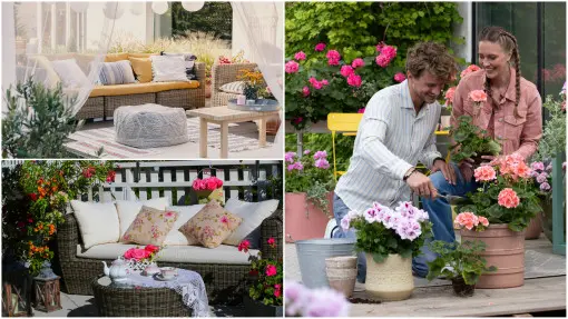 Balkon jak z Pinteresta bez wielkich wydatków? Zobacz, jakie kwiaty dadzą efekt „wow”