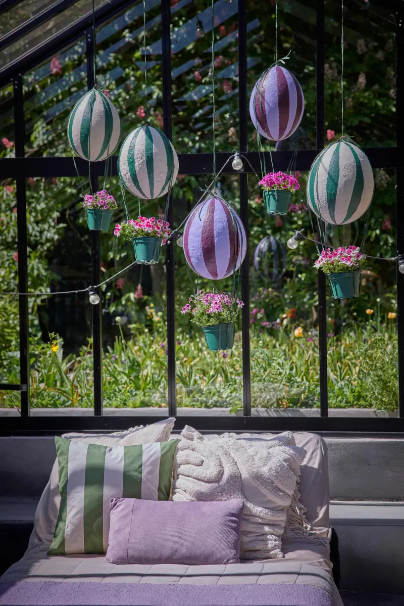 Ten rękodzielniczy pomysł wprowadza uroczy, zabawny akcent do naturalnej, nowoczesnej estetyki