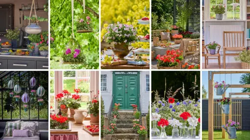 Pelargonie w harmonii z naturą. Pomysły na aranżacje