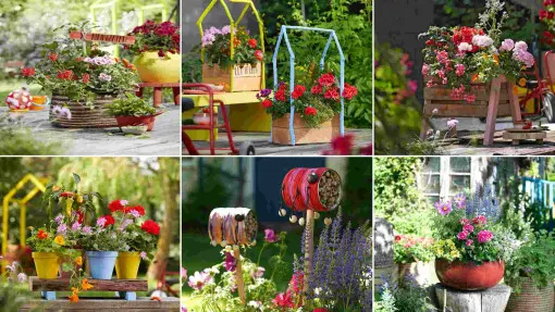 Kreatywne projekty DIY: pelargonie w ogrodach inspirowanych naturą