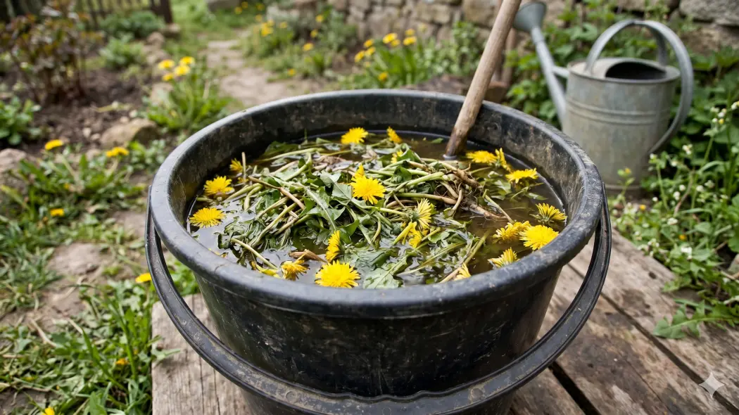 Wiosenna gnojówka z mleczy – darmowy, ekologiczny, uniwersalny nawóz do ogrodu