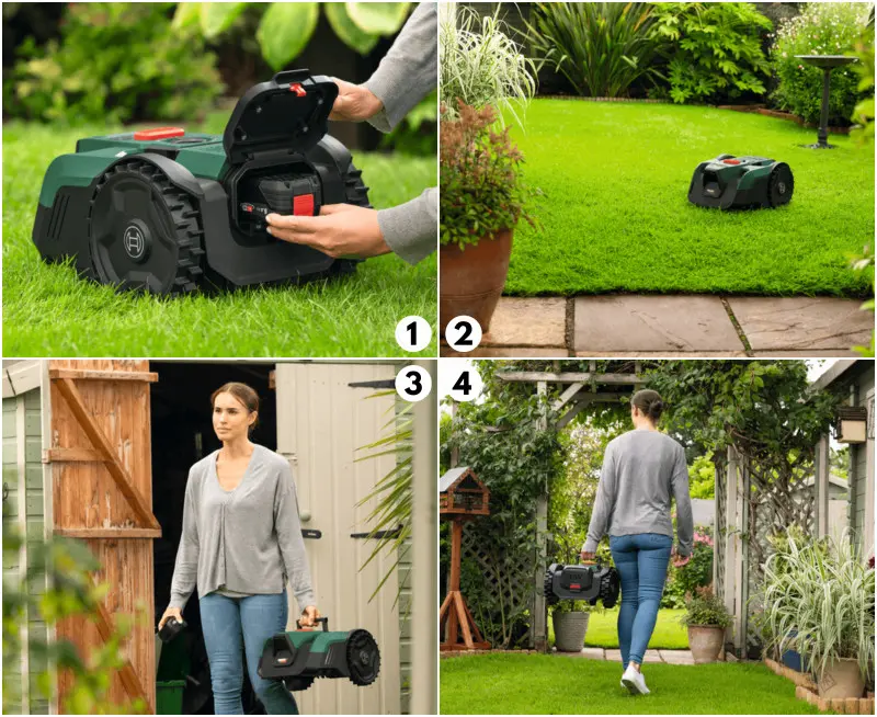 Zalety robotów koszących Bosch VISIMOW18V