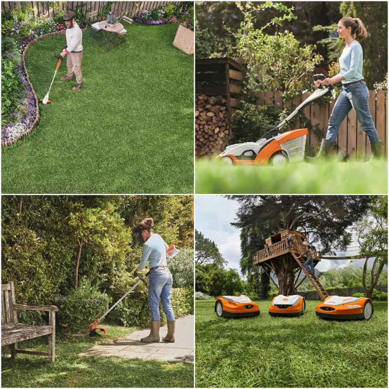 Wiosenna pielęgnacja trawnika z urządzeniami STIHL