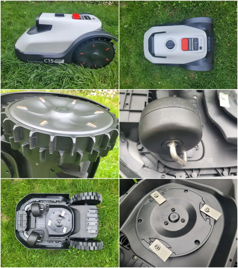 Wygląd robota koszącego eufy C15