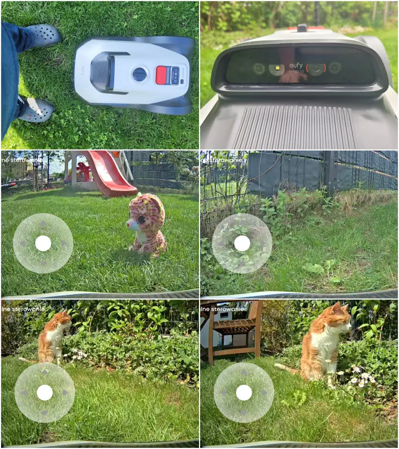 Jak robot koszący eufy C15 widzi ogród