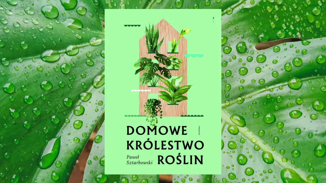 Domowe królestwo roślin. Okładka książki Pawła Sztarbowskiego