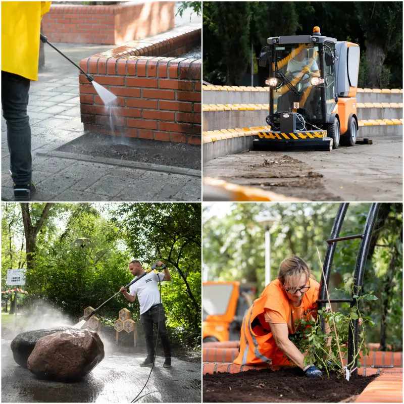 Kärcher i InPost for Cities zakończyli  pierwszą realizację akcji GROW & WOW