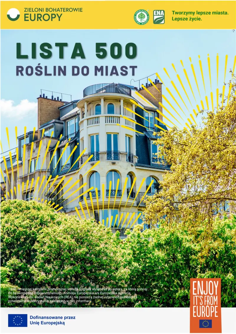 Lista 500 roślin do miast