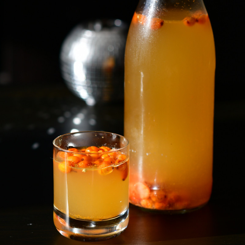 Lemoniada z owoców rokitnika