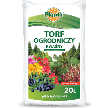 Torf ogrodniczy kwaśny