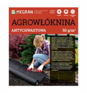 Agrowł&oacute;knina 50g/m&sup2; &ndash; Antychwastowa czarna 1,6 m x 10 mb | Megran