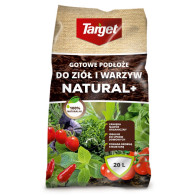 Podłoże NATURAL+, ziemia do zi&oacute;ł i warzyw - 20 l