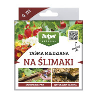 Taśma miedziana odstraszająca ślimaki &ndash; 4 m Target