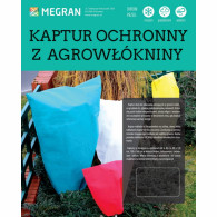 Kaptur ochronny biały &ndash; 60 cm x 80 cm &ndash; 3 szt. | Megran